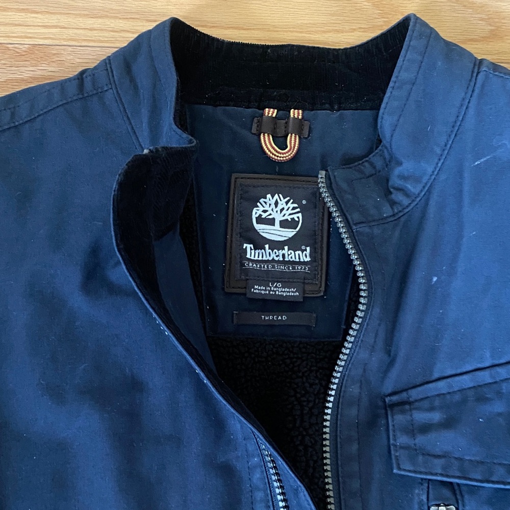 Timberland Men's Navy Lightweight Jacket - Picture 2 of 4